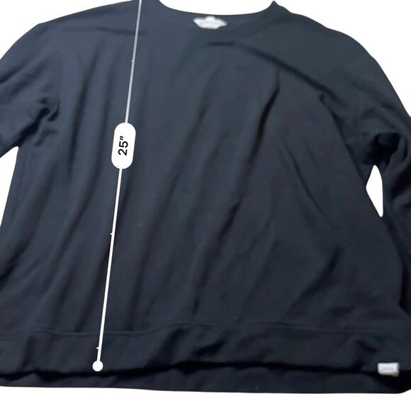 ORVIS Black Crewneck Pullover Sweatshirt Size XL - Picture 7 of 9